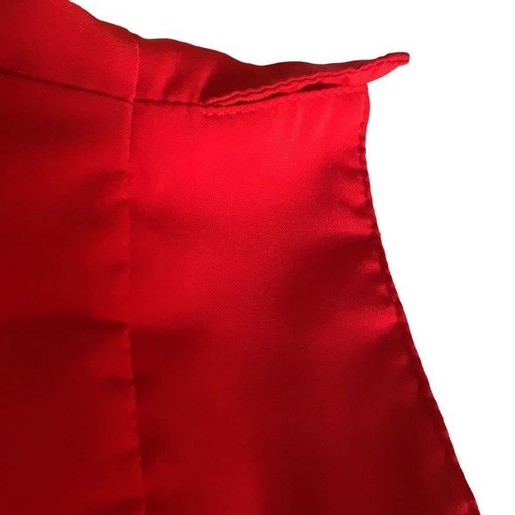 NOTATION red fitted button down blouse Small - Picture 5 of 8